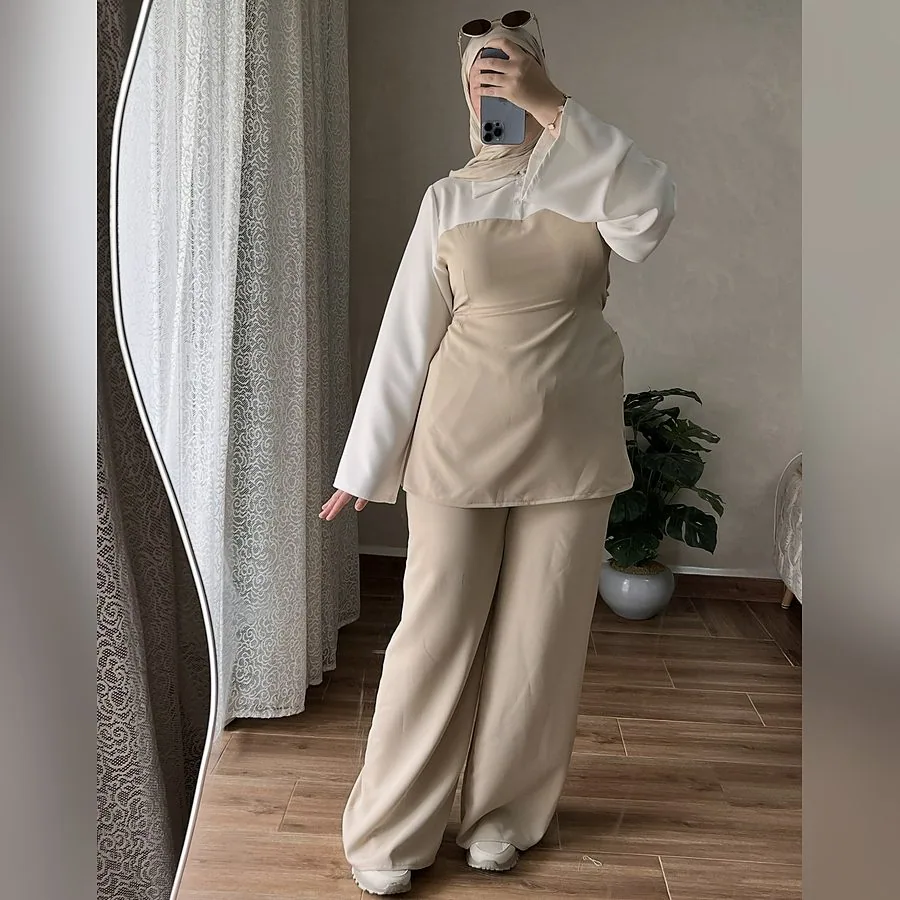 Ensemble CHEMISE — Beige